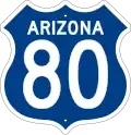 US 80 route marker