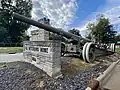 Canon de 155 Grande Puissance Filloux (GPF) on display at the North 12th Street (East) gate of the Illinois Veterans Home complex in Quincy, IL.