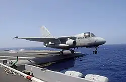The last take off from the USS Constellation performed by NE-704 of VS-38.