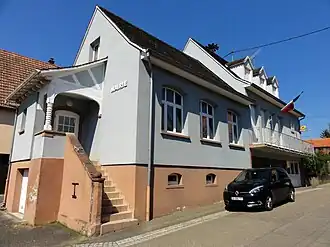 The town hall in Uhrwiller