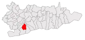 Location in Călărași County