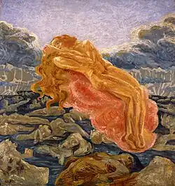 Umberto Boccioni: Il sogno, or Paolo e Francesca, oil on canvas, 1909 (Galleria Civica d'Arte Moderna, Ferrara)