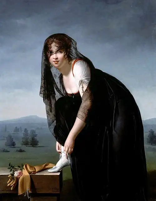 Une étude de femme d'après nature, Salon of 1802, musée du Louvre