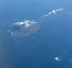 Aerial view of Ustica
