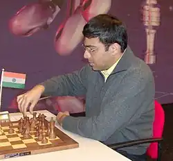 Anand making a move