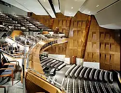 View of mezzanine and orchestra level