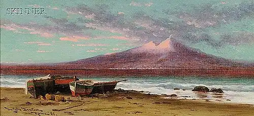 VESUVIUS FROM CAPRI - 1888
