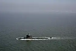 Vagir (S25) during its maiden sea trials