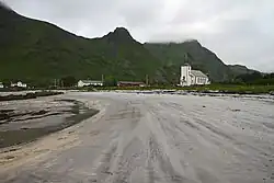 View of the village area