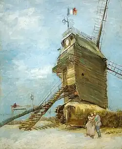 Le Moulin de la Galette 1886 Museo Nacional de Bellas Artes, Buenos Aires, Argentina (F348)