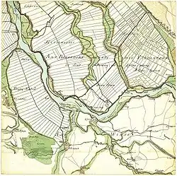 The area of Curslack in 1790