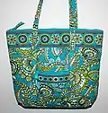Paisley handbag associated with the boho-chic look.