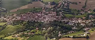 An aerial view of Verfeil