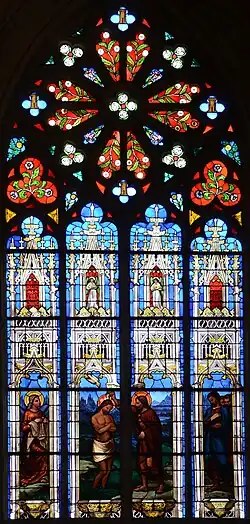 Windows of Tours Cathedral (14th century)