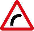 Curve to the right