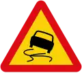 Slippery road