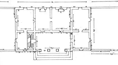 Floor plan, relief (Verlato 1998)