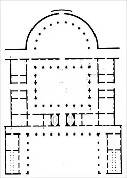 Floor plan (Ottavio Bertotti Scamozzi, 1781)