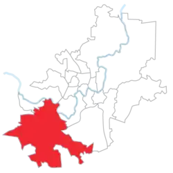 Location of Aukštieji Paneriai