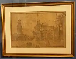 View of a public square in Berlin