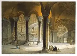 Southern gallery from the south-west