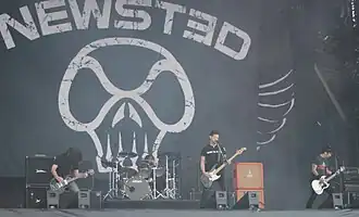 Newsted performing at Hellfest 2013