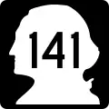 State Route 141 marker