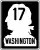 Primary State Highway 17 marker