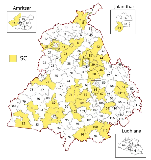 Constituencies of the Punjab Legislative Assembly