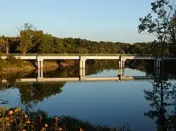 Pedestrian bridge at Winton Woods