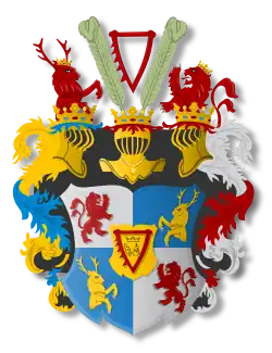 Greater coat of arms of the Dukes of Courland of the Kettler family