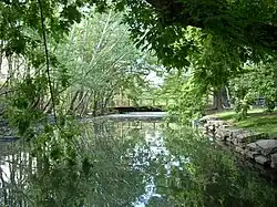 Stream in Zoo Boise.
