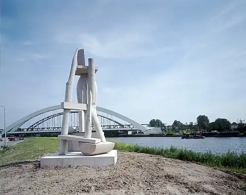 Water Work II Bearable Lightness by Ruud Kuijer realization in 2003