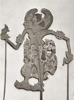 Wayang kulit puppet in Bali, Indonesia