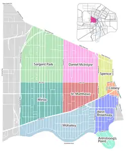 Neighbourhoods in West End