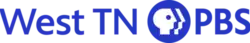 The words "West TN" in a slightly thinner blue font next to the PBS network logo.
