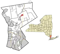 Location of Bedford Hills, New York