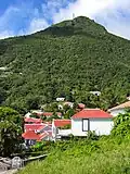 Mount Scenery as seen from Windwardside