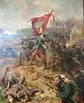 Death of Władysław Szujski in the Battle of Sillery