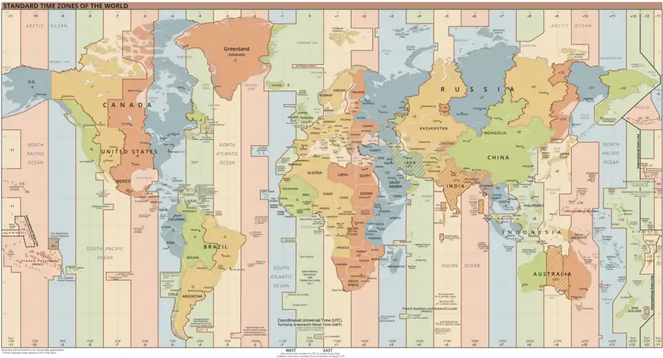 Image 6Time zones of the world