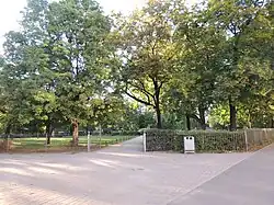 South-eastern entrance of the square