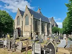 The church of Our Lady and the churchyard