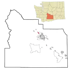 Location of Eschbach, Washington