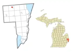 Location within St. Clair County