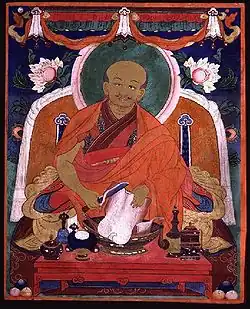 Depiction of Zanabazar