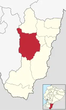 Cantons of Zamora Chinchipe Province
