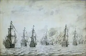 Battle at Dunkirk 19 February 1639