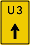 Diversion (straight ahead)