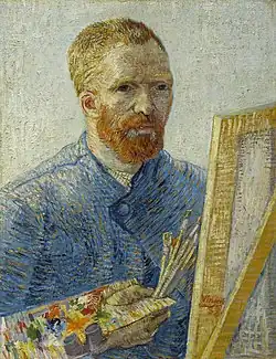 Self-Portrait as a Painter, December 1887 – February 1888, Oil on canvas, 65.1 cm × 50 cm Van Gogh Museum, Amsterdam (F522)
