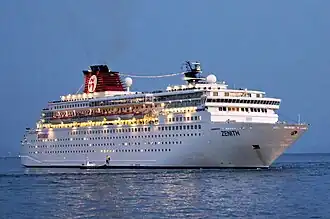 Zenith in Pullmantur livery at Split, Croatia (2011)